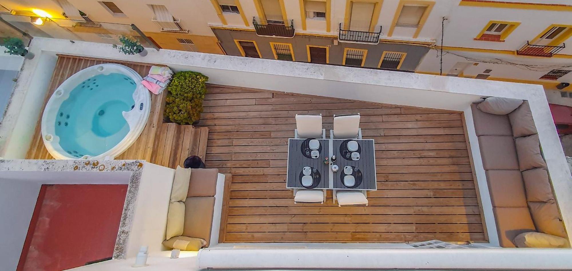 Ferienwohnung Penthouse With Jacuzzi, And Garaje Grupo Ac Gestion Cádiz Exterior foto