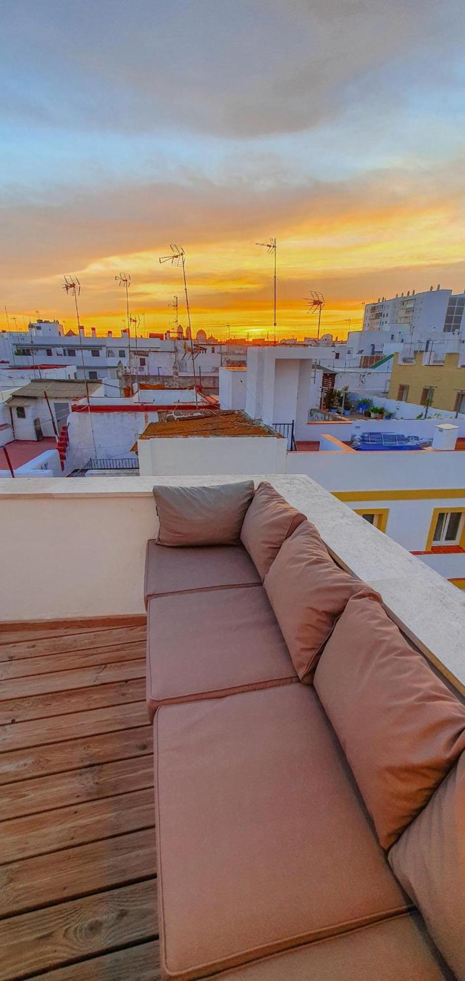 Ferienwohnung Penthouse With Jacuzzi, And Garaje Grupo Ac Gestion Cádiz Exterior foto