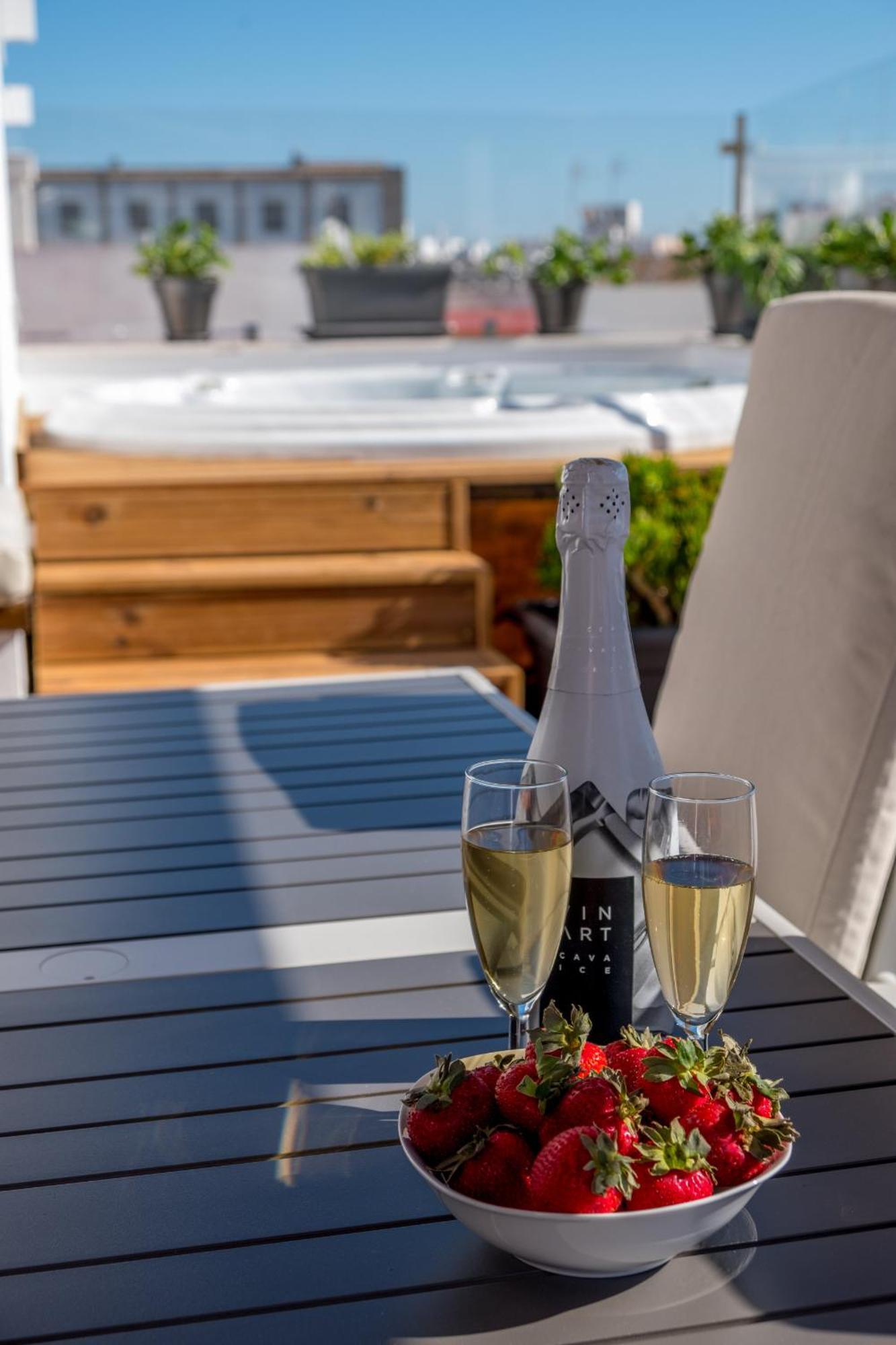 Ferienwohnung Penthouse With Jacuzzi, And Garaje Grupo Ac Gestion Cádiz Exterior foto