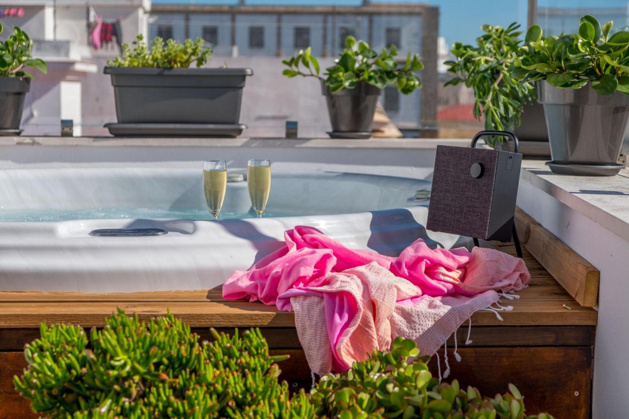 Ferienwohnung Penthouse With Jacuzzi, And Garaje Grupo Ac Gestion Cádiz Exterior foto